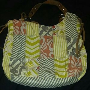 Fossil vintage canvas bag